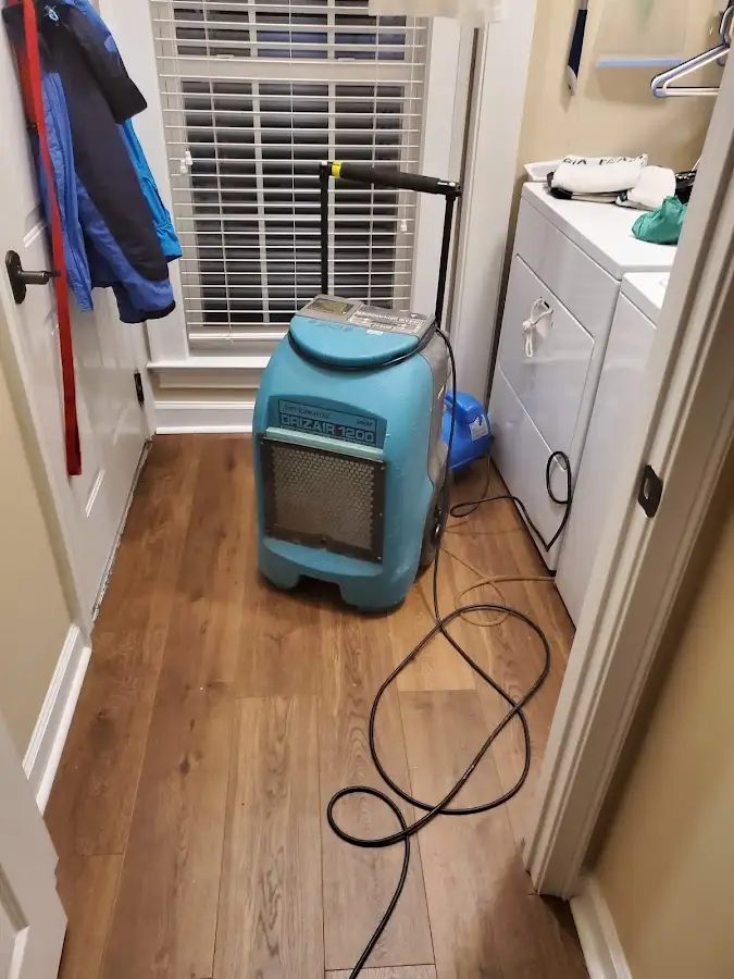 Commercial dehumidifier deployed for Flood Damage Cleanup in Cottage Grove