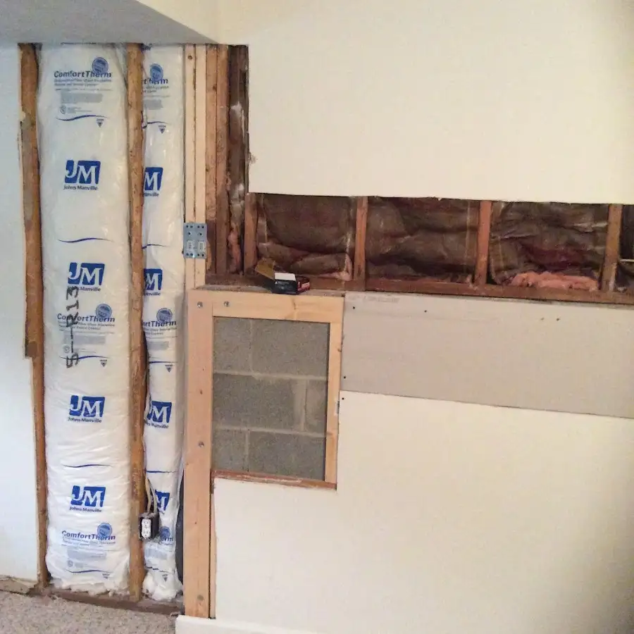 Wall insulation replacement during Contents Cleaning & Restoration in Cottage Grove